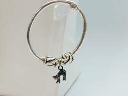 Brighton Designer Black Cat & Swirl Candy Charms On Bracelet 32.5g