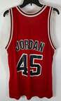 Champion NBA Chicago Bulls Michael Jordan #45 Red Basketball Jersey - Size 44 image number 2