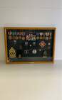 CSM Robert A. Jacob Military Insignia and Decorations 1965-1991 Framed Shadowbox image number 1