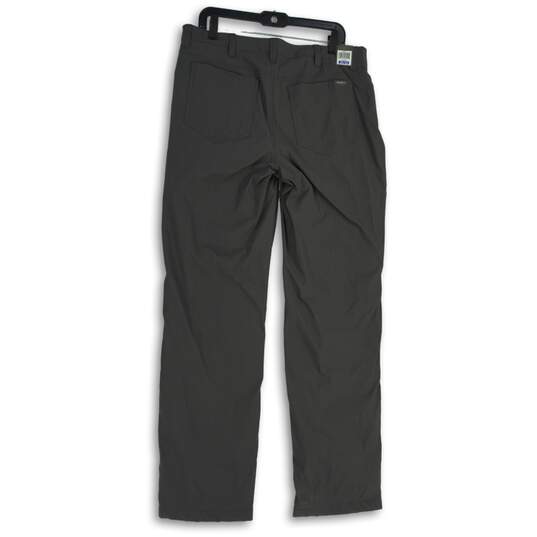 NWT Eddie Bauer Mens Gray Flat Front Straight Leg Cargo Pants Size 36X34 image number 2