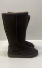 Gypsy Soule Brown Suede Shearling Boots Shoes Women's Size 6 B image number 1