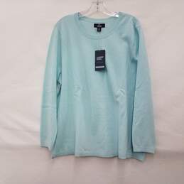 Lands' End Powder Blue Cashmere Sweater NWT Size 1X