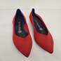 Rothy's Red The Point Ballet Flat Shoes Size W8.5 image number 1