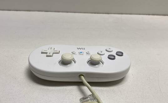 Set Of 2 Nintendo Wii Classic Controllers- White image number 3