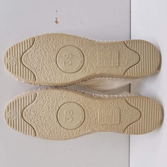 Espadrij Espadrillas Tan Slip on Flats Women's Shoes Size 8 image number 5