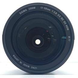 Sigma 17-50mm f 1:2.8 EX DC OS HSM Zoom Camera Lens alternative image