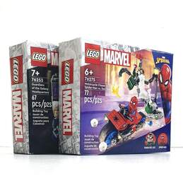 Lego Bundle Of 2 Marvel Lego Sets In Box #76275, #76253
