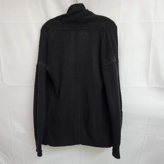 Lululemon Athletica Black Cardigan Sz 4 image number 3