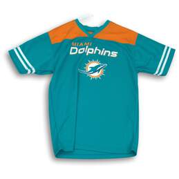 Miami Dolphins Kids Aqua And Orange Jersey Size XL 18-20