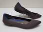 Rothys The Point Cloud Grey Birdseye Ballet Flats Shoes Purple Gray 6.5 image number 1
