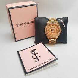 Juicy Couture Pedigree 42mm Copper Roman 3ATM WR Stainless Steel Women's Watch