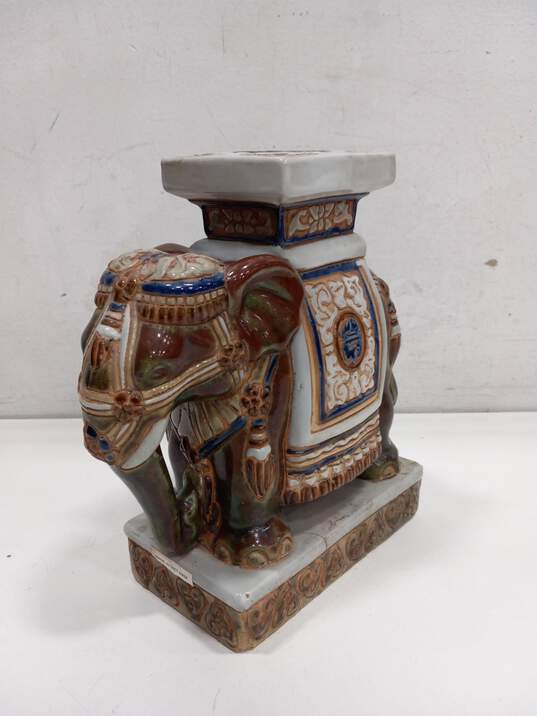 Vintage Colorful Ceramic Elephant image number 1