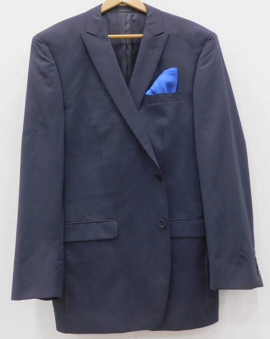 Calvin Klein Men's Blue Blazer Size 44L image number 1