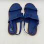 Tory Burch Womens Slingback Sandals Melinda Blue Brown Leather Size 10.5 M image number 5