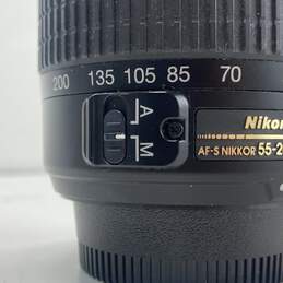 Nikon DX AF-S Nikkor 55-200mm 1:4-5.6G ED Zoom Camera Lens alternative image