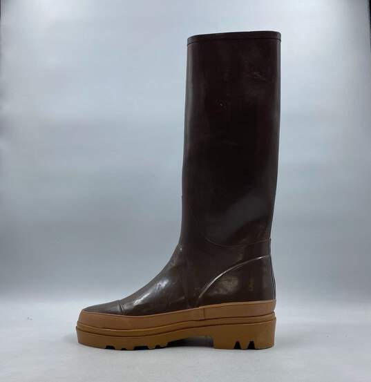 Authentic Marc Jacob Brown Rain Boot M 9.5 image number 2