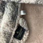 Womens Pink Gray Long Sleeve Shawl Collar Sherpa Jacket Sz XXXS/XXS Petites image number 3