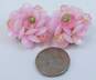 Vintage Pink & Gold Tone Variety Clip-On Earrings & Statement Necklace 70.4g image number 10