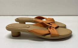 Bruno Magli Criss Cross Sandals Orange 8