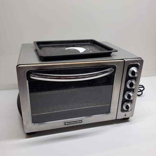 KitchenAid 12" Compact Counter Stainless Steel Toaster Oven (Untested) image number 5