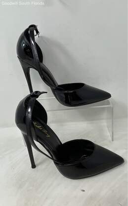 Elisabet Lang Womens Black Ankle Strap High Stiletto Pump Heels Size 5 alternative image