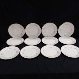 Mikasa Fine Ivory Monticello China Dinner Plates