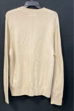 AllSaints Unisex Adults Beige Long Sleeve Crew Neck Pullover Sweater Size M alternative image