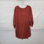 Torrid Brown Elastic Waist Midi Dress WM Size 4X NWT image number 2