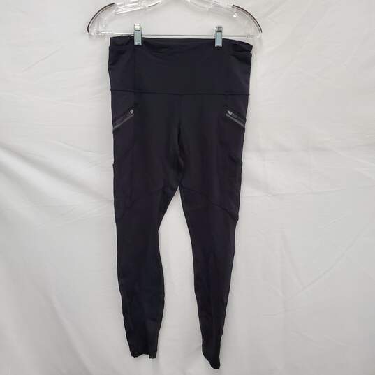Buy the Lululemon WM's Athletica Black Double Pocket & Padded Leggings Size  8