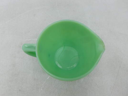 GREEN DEPRESSION GLASS URANIUM 2 CUP MEASURING CUP, ANTIQUE