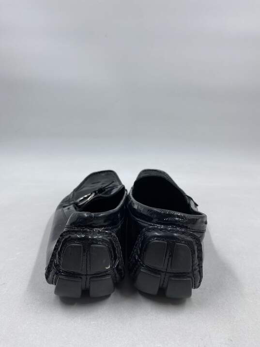 Authentic Prada Black Patent Leather Loafers W 9 image number 4