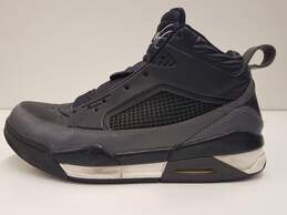 Jordan Flight 654262-005 Black  White Dark Grey Sneakers Men's Size 9.5