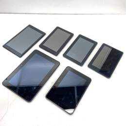 Amazon Kindle Tablets Assorted Models Lot of 6 (For Parts or Repair)