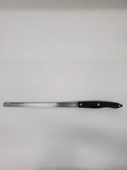 Cutco 1724 Bread Slicer Knife 9 3/4" Blade Classic Brown Swirl Handle used