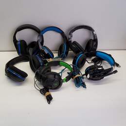 Lot of 6 Assorted Gaming Headsets