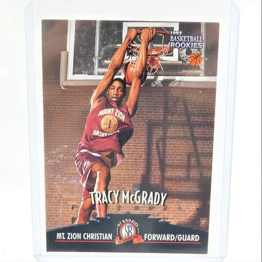 1997 HOF Tracy McGrady Score Board Rookies Toronto Raptors image number 1