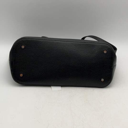 Kate Spade Womens Black Leather Inner Pocket Double Handle Tote Handbag image number 6