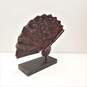 Austin Production Sculpted Oriental Fan on Wood Base image number 6