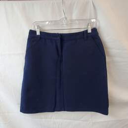 Boden Navy Blue Cotton Skirt Size 6