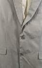 NWT Claiborne Womens Gray Single Breasted Pockets Notch Lapel Sport Coat Size 42 image number 4