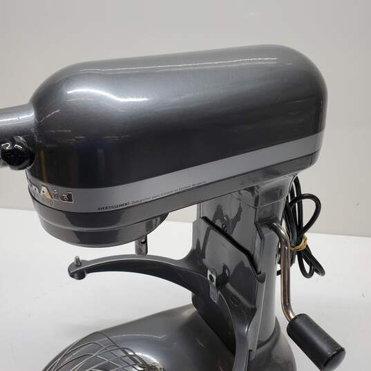 Dark Grey KitchenAid Professional 600 Stand Mixer Bowl Lift 6QT 575 W Whisk image number 3