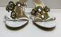 Bandolino Embellished Daphly T Strap Sandals White 8.5 image number 2