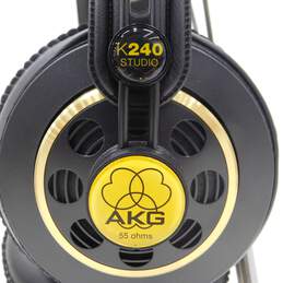AKG Brand K240 Studio Model Black Wired Over-The-Ear Headphones w/ Audio Cable alternative image