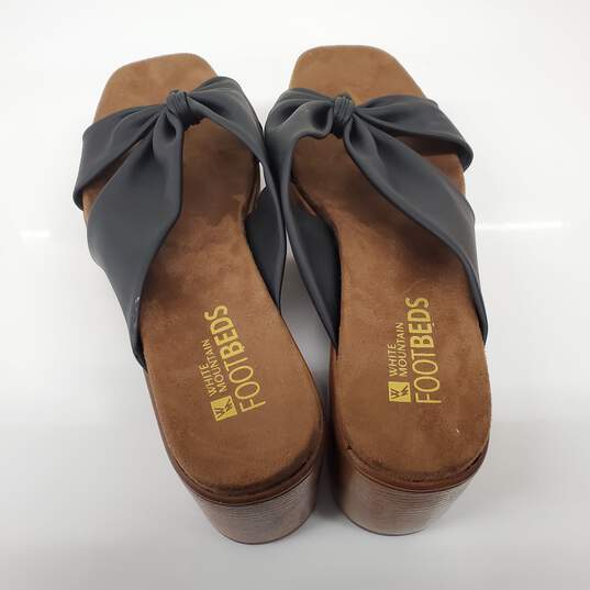 White Mountain Women's Glamming Platform Sandals Size 10M image number 4