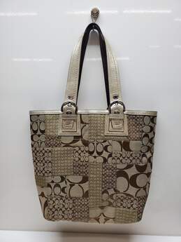 Coach Soho Signature Canvas Patchwork Tote