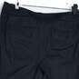 Ann Taylor Loft Womens Blue Flat Front Straight Leg Cropped Pants Size 10P image number 4