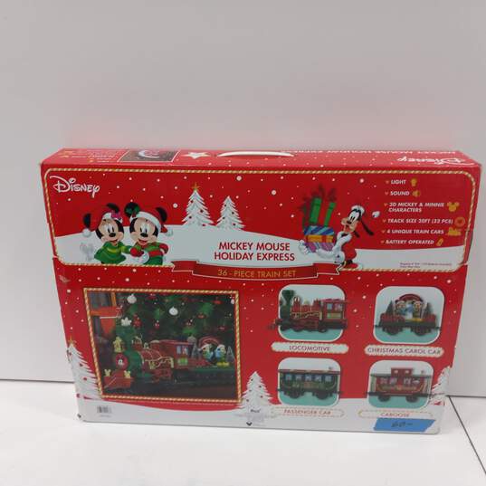 Disney Mickey Mouse Holiday Express Train Set In Box image number 2