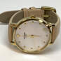 Designer Kate Spade KSW1098B Gold-Tone Leather Strap Analog Wristwatch image number 3