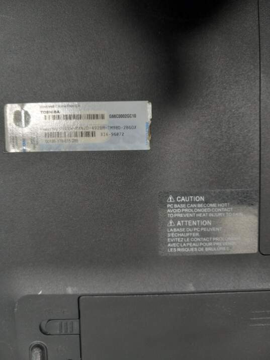 Toshiba Satellite Laptop Model L755-S5248 image number 7