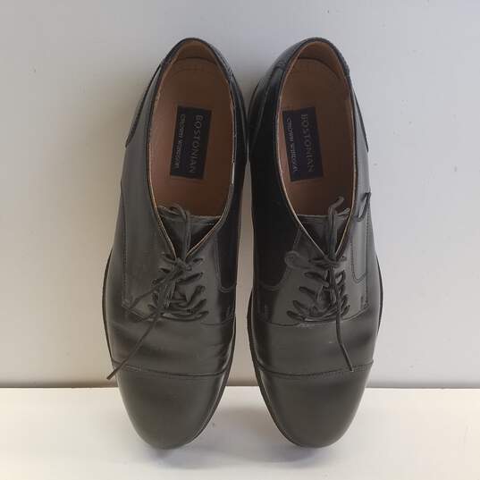 Bostonian Black Leather Oxford Dress Shoes Men's Size 9.5 D image number 6